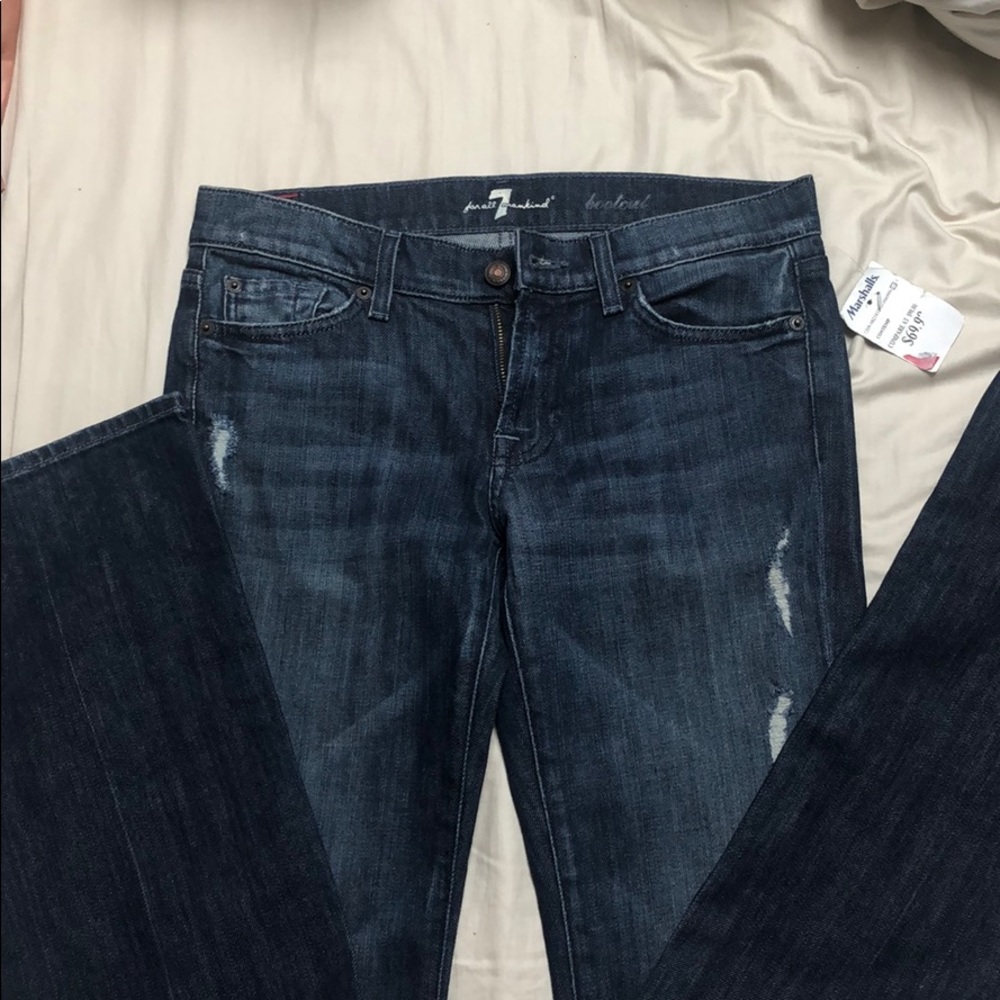 7 for all mankind boot cut jeans